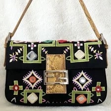 Fendi Mamma Baguette Embroidered Made in Italy 2