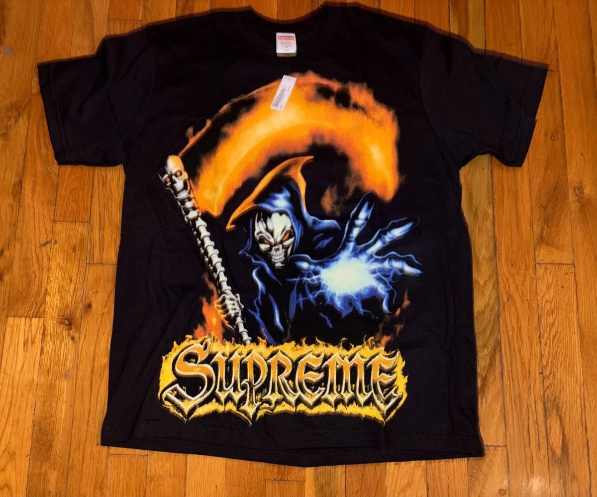 Supreme — Supreme Grim Reaper Tee Size Medium New in Hand — streetwear — resale