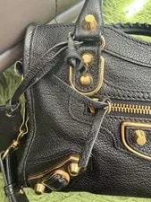 Balenciaga Classic Metallic Mini City 390160 3