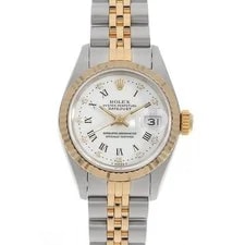 Rolex — Rolex Datejust 10P Diamond 69173G White Center Rome 97 Number Second Hand — Watch — resale