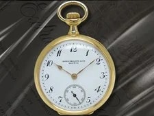 Patek Philippe — Patek Philippe 1907 Pocket Triple Signed 18K Gold Enamel Dial + Archive — Watch — resale