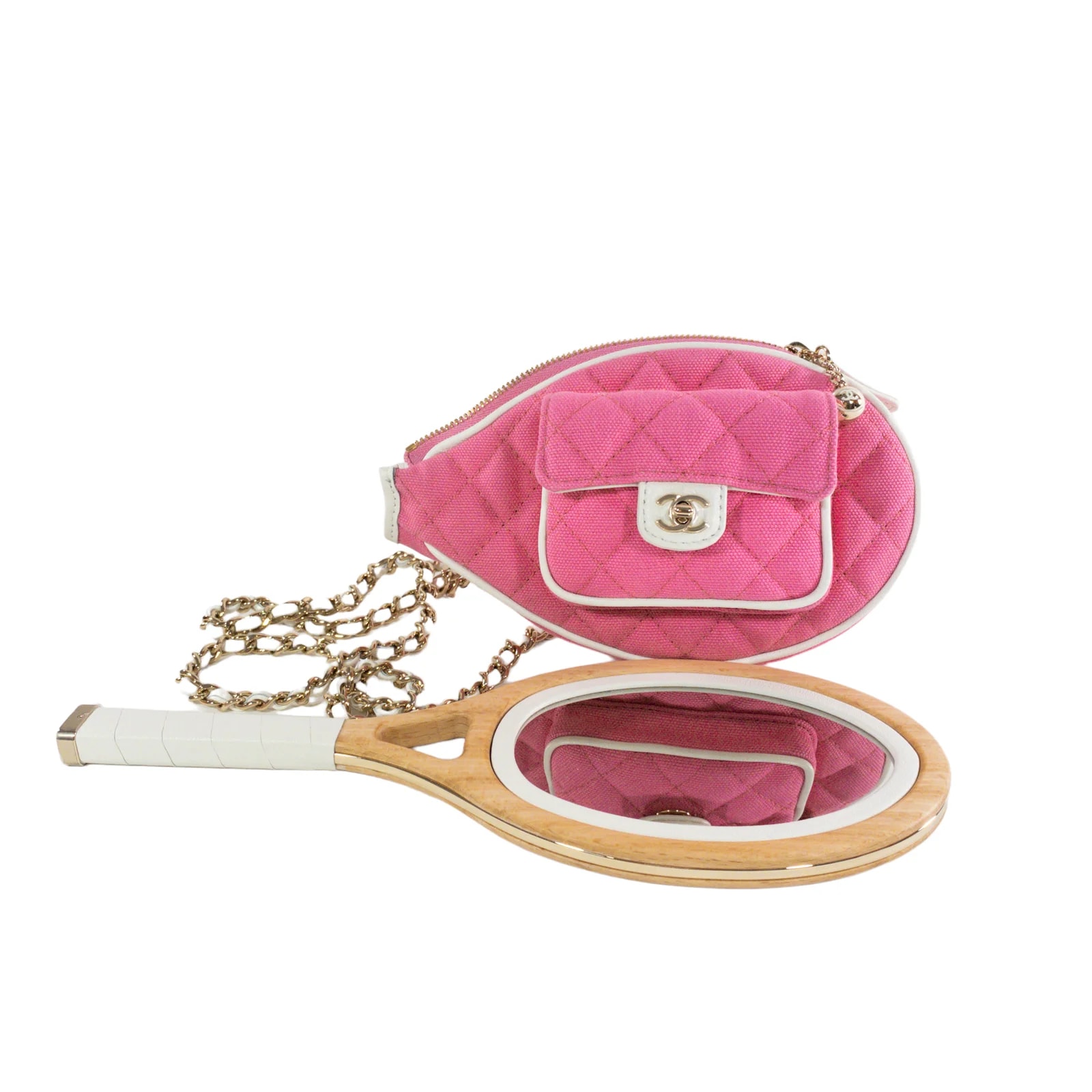 Chanel 23C Tennis Racket Mirror *Collector's Piece* 4