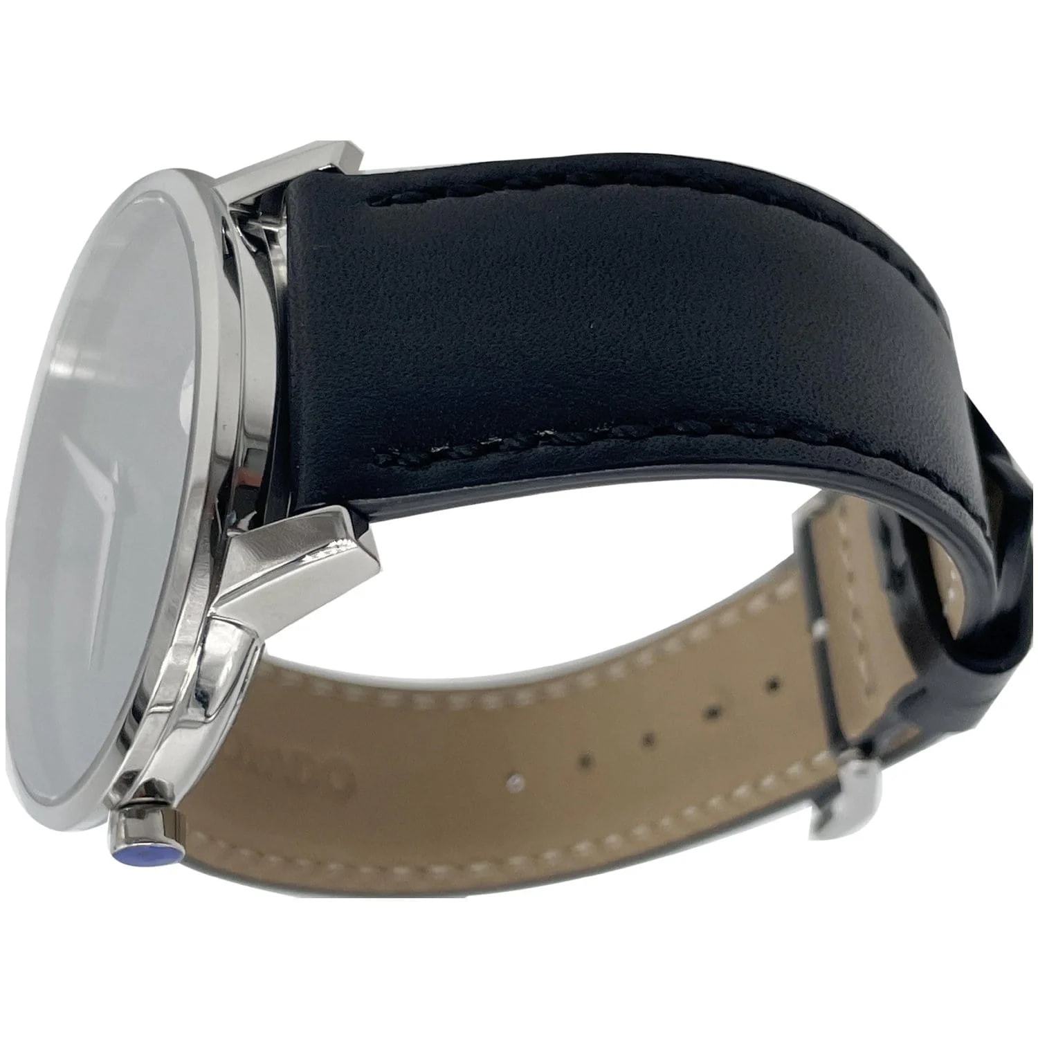 Movado Museum Classic Swiss Quartz Leather Black Dial 40MM 4