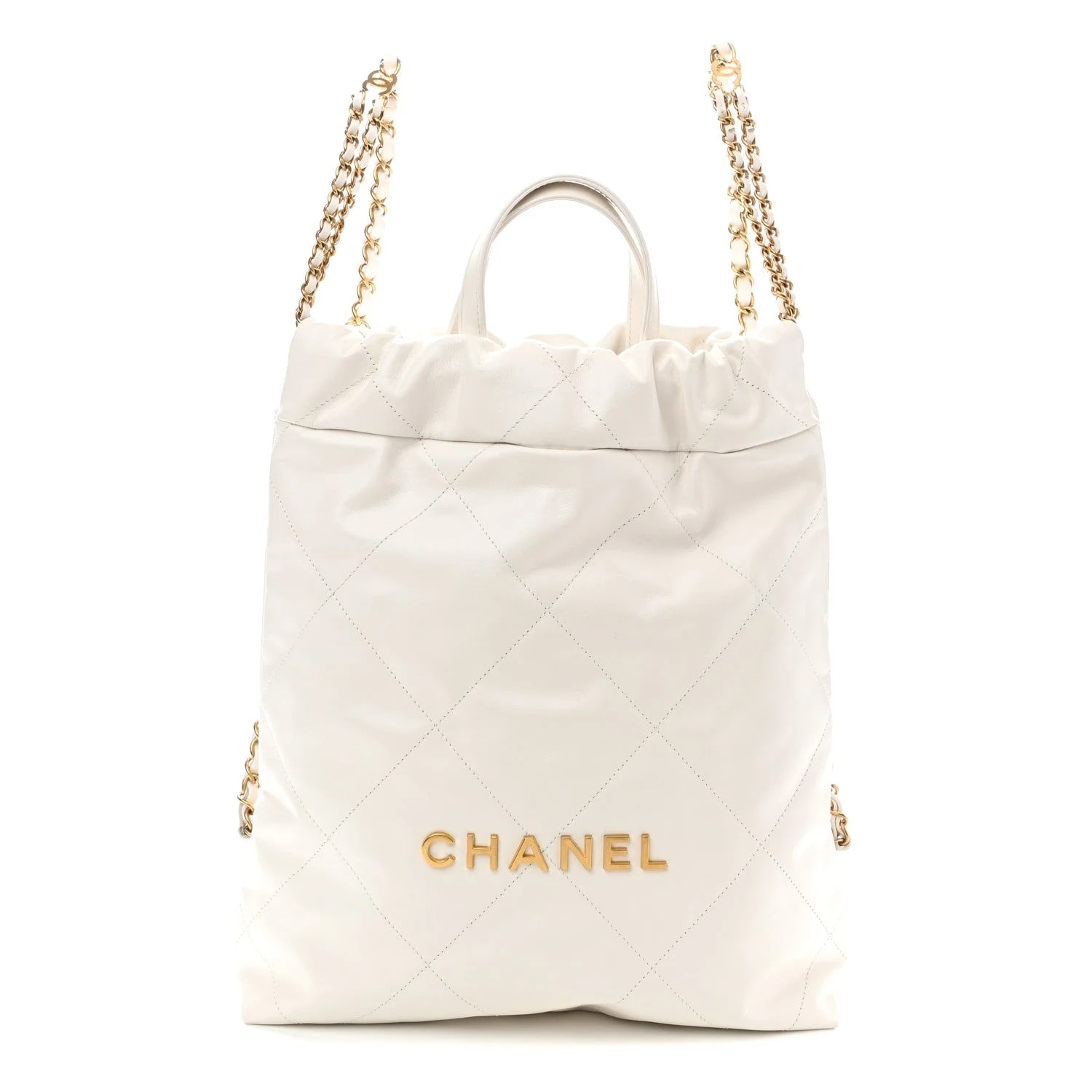 Chanel — Shiny Chanel 22 Backpack — Handbag — resale
