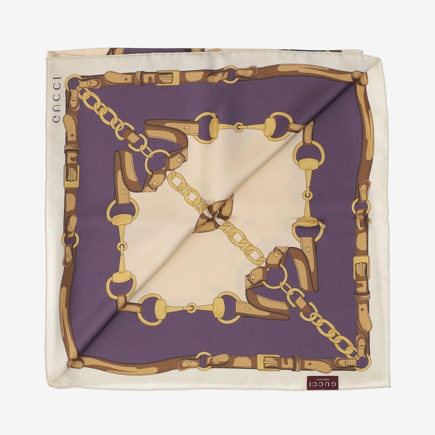 Gucci Twill Printed Scarf — Scarfs 4
