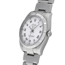 Rolex Air-King 114210 34mm Stainless Steel White #WW2051 2