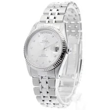 Tudor — Tudor Prince Date-date 76214 36mm Ss/wg Silver Dial Automatic #C086 — Watch — resale