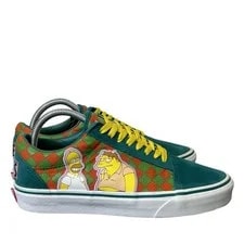 The Simpsons X Vans Old Skool "Moe's Tavern" 8 9.5 W/ BOX 3