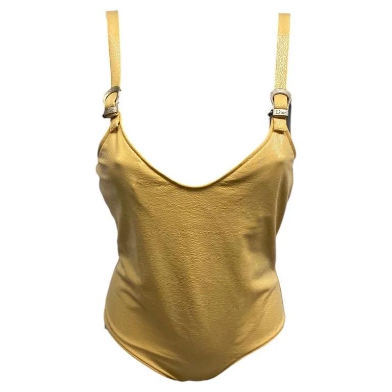 Christian Dior, John Galliano for Christian Dior — By Galliano One Piece Gaucho Swimsuit — Designer Shoe — resale