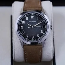 2024 Patek Philippe Calatrava Black 5226G-001 Full Set Both Straps 5226G 2