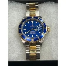 Rolex Submariner 16613 Two-Tone Bluesy Blue Dial Date 40mm Stainless & Gold 2