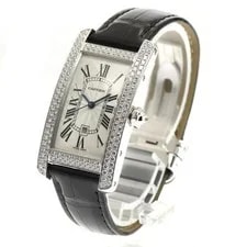 Cartier — Cartier Tank Américaine MM WB710002 22mm WG Silver #C1502 — Watch — resale