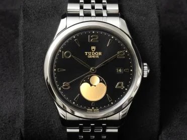 Tudor 1926 Black Luna Moonphase Box Papers Warranty 91560 2