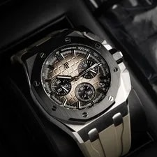 Audemars Piguet Royal Oak Offshore Chrono 26420SO.OO.A600CA.01 Smoked Tan - B&Ps 2