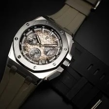 Audemars Piguet Royal Oak Offshore Chrono 26420SO.OO.A600CA.01 Smoked Tan - B&Ps 4