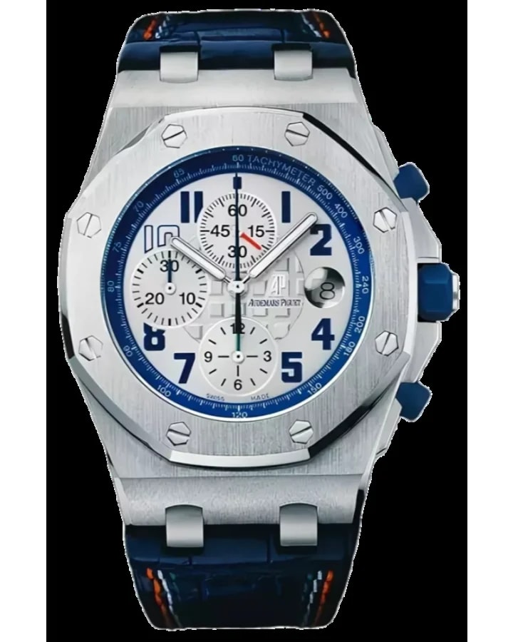 Worldofluxuryus — Audemars Piguet Royal Oak Offshore Sachin Tendulkar Chronograph Stainless Steel — Watch — resale