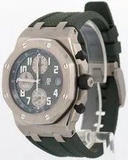 Papers Audemars Piguet Royal Oak Offshore Green Khaki 42mm Titanium 26238TI BOX 3