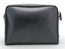 Prada Triangle Embossed Crossbody Messenger Pochette 2