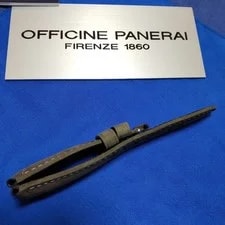 Panerai Genuine Leather Belt MX008TRL Buckle BA Compatible Dark Green 4