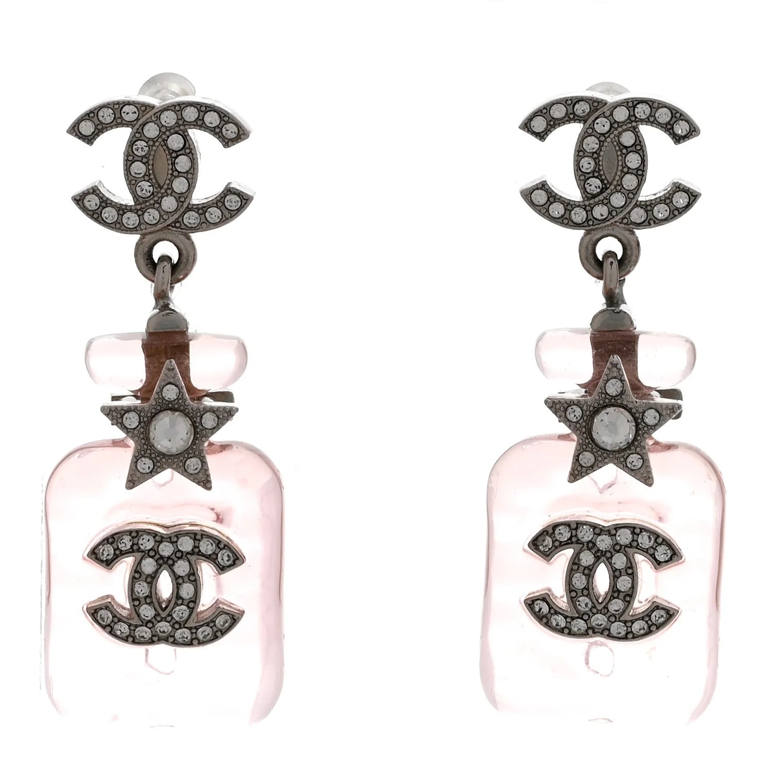 Chanel — Resin CC Star Perfume Bottle Drop — Jewelry — resale