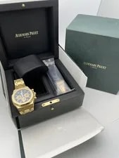 Audemars Piguet — Audemars Piguet Royal Oak 18k YG 41mm Blue Dial Complete Set 26331BA — Watch — resale