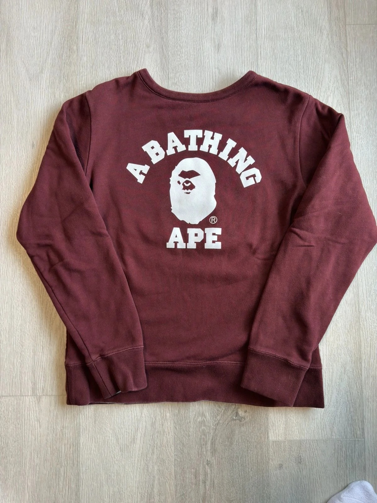 A Bathing Ape — OG A Bathing Ape Reversible Crewneck Large & — streetwear — resale