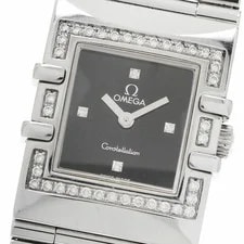 Omega — Omega Constellation 4P Diamond Bezel Quartz From Japan — Watch — resale