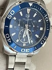 TAG Heuer, Blue Aquaracer, 43mm Chronograph CAY111B.BA0927 2