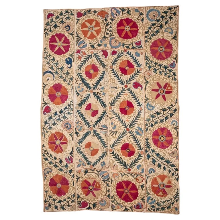 Antique Nim Suzani From Bukhara, Uzbekistan 19th C. — Furniture — resale
