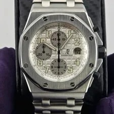 Audemars Piguet Royal Oak Offshore White Themes Stainless Steel 26020ST B&P 42mm 4