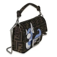 Fendi X Frgmt X Pokemon Fabric Dratini Mini Baguette 4