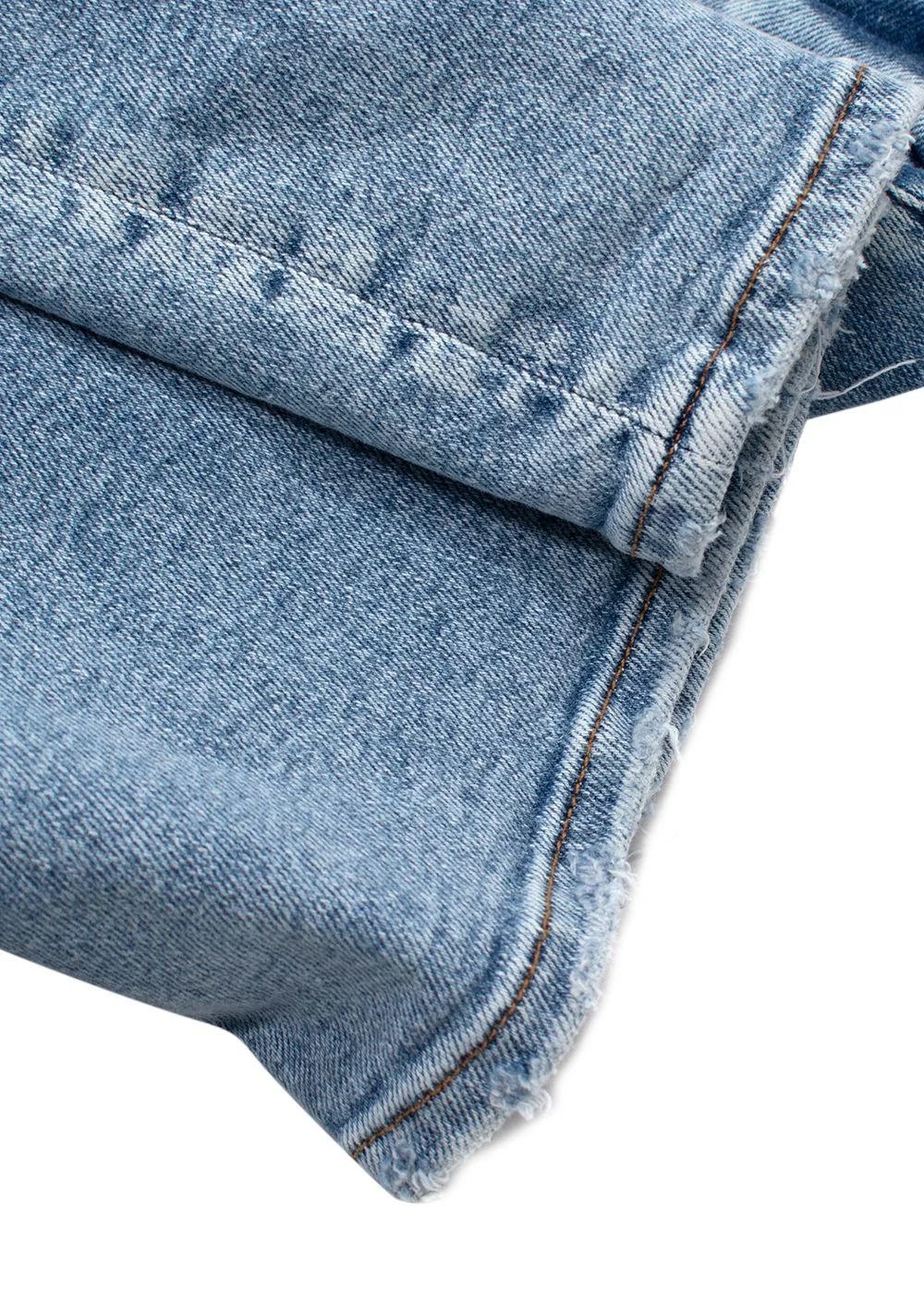 Good American Light Wash Baggy Style Jeans 4
