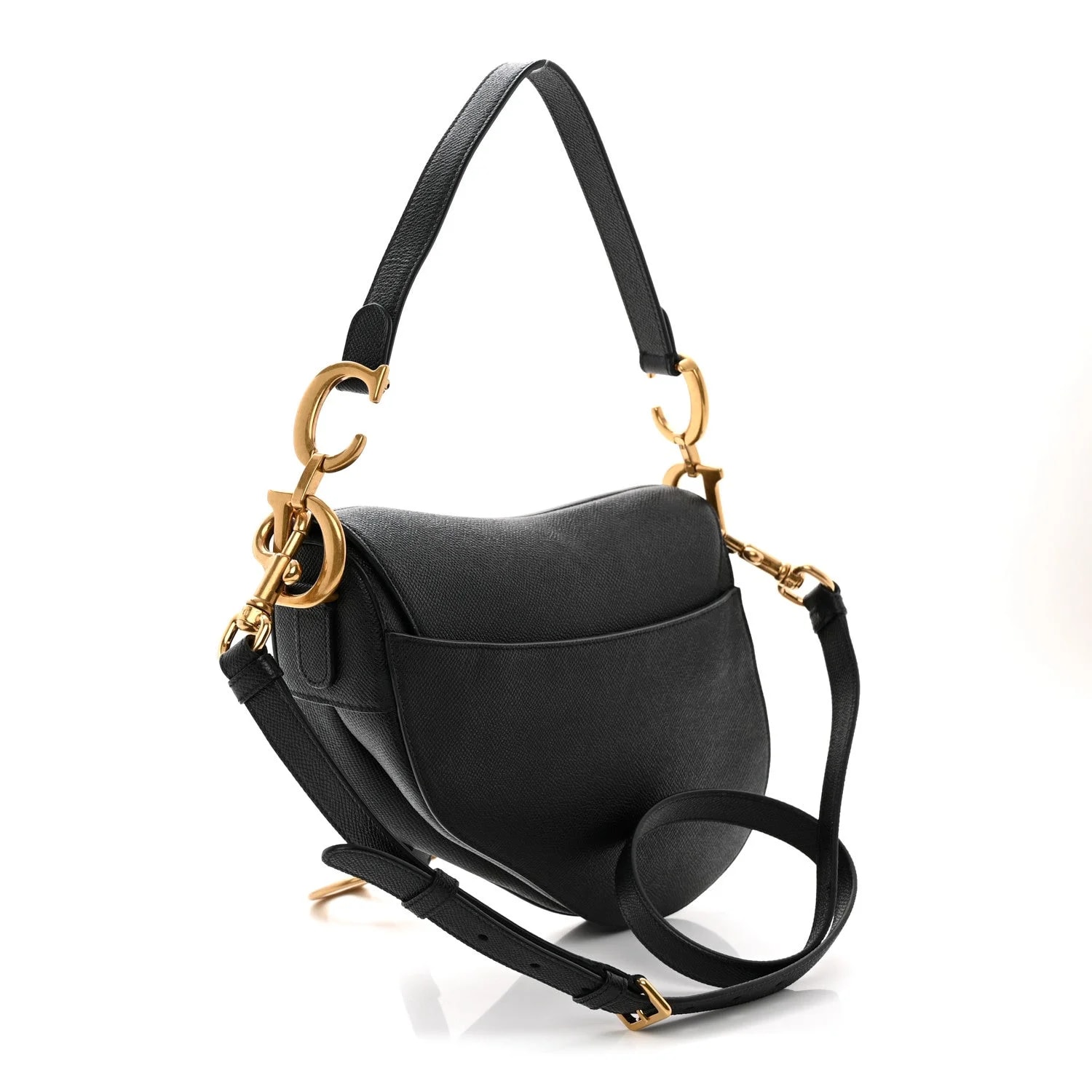 Grained Saddle With Strap 3