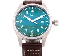 IWC — IWC Pilot's Mark XX IW328205 40mm Green Dial Auto Leather — Watch — resale