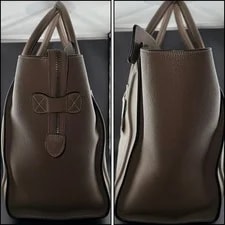 Celine Luggage Medium Shopper Greige Top Handle 3