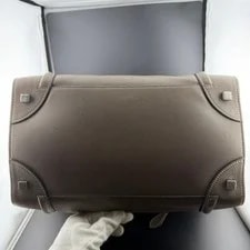 Celine Luggage Medium Shopper Greige Top Handle 4