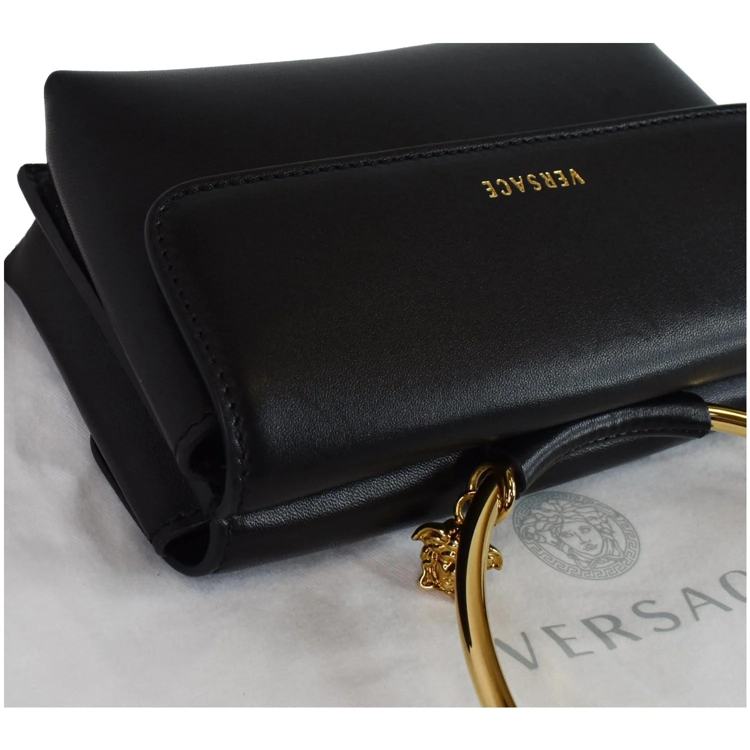 Versace Medusa Aeternitas Bangle Evening Charm Satchel 4