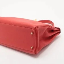 Hermès Kelly 32 le Tournay Tomate Metal Fittings A:2017 3