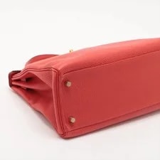Hermès Kelly 32 le Tournay Tomate Metal Fittings A:2017 4