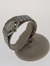 Omega Analog Stainless White Silver 2