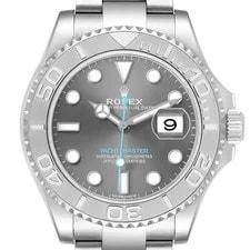 Rolex — Rolex Yachtmaster Steel Platinum Rhodium Dial 116622 — Watch — resale