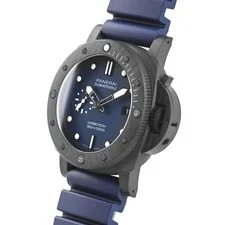 Panerai Submersible Quaranta Quattro Carbotech Blue Avisso PAM01232 TO308537 2