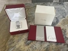 Cartier Tank Francaise Chrono Reflex W51001Q3 Quartz Ivory Dial 2