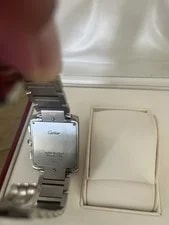 Cartier Tank Francaise Chrono Reflex W51001Q3 Quartz Ivory Dial 4