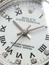 Rolex Oyster Perpetual 176234G Automatic 26mm Papers White Stainless Steel 4