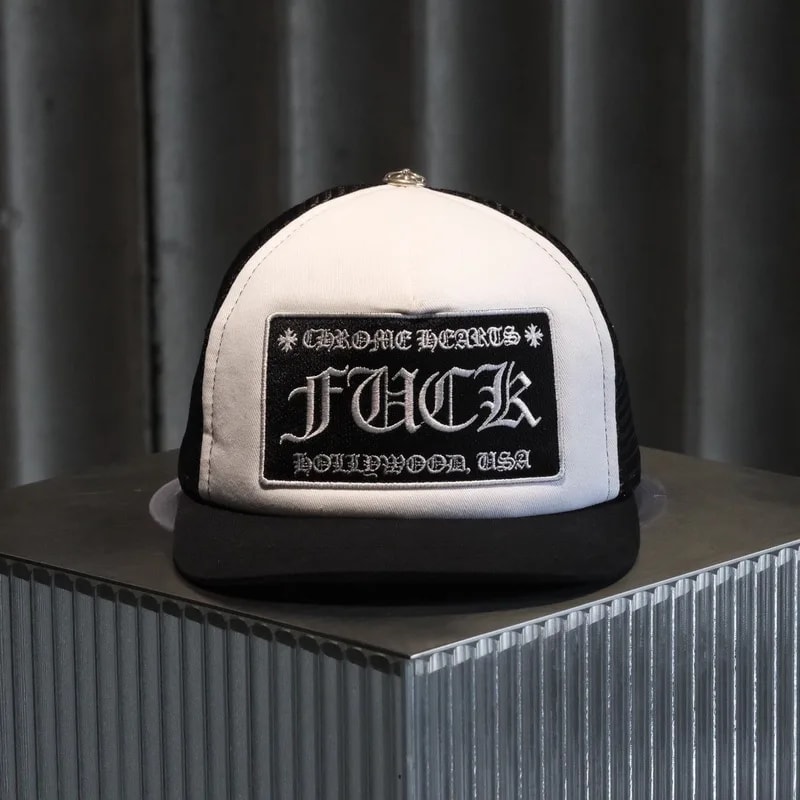 Chrome Hearts — Hearts Trucker CAP - Fuck Hollywood — Handbag — resale