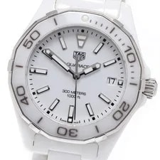 Tag Heuer — TAG Heuer Aqua Racer WAY1391 Ceramic White Dial Quartz Watch_949378 — Watch — resale