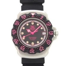 Tag Heuer — TAG Heuer Formula 1 WA1217 SS Rubber Black Pink Black Dial Quartz 192 — Watch — resale