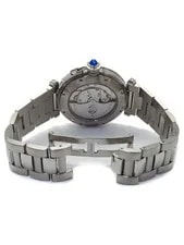 Cartier Pasha Grid 38mm W31040H3 Automatic Silver Stainless Steel 4