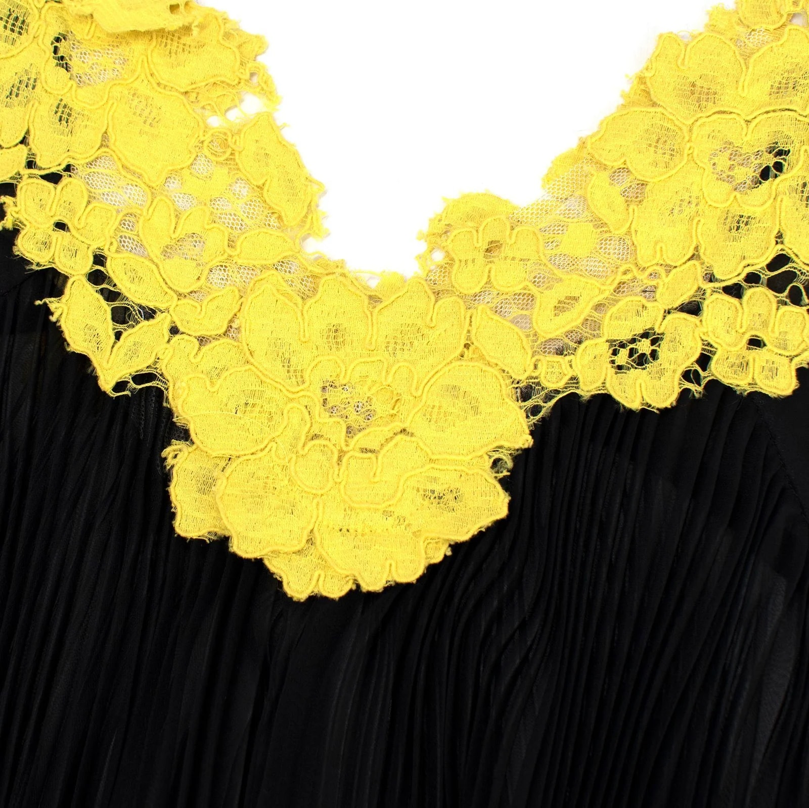 Sacai & Belted Floral Lace Dress 4